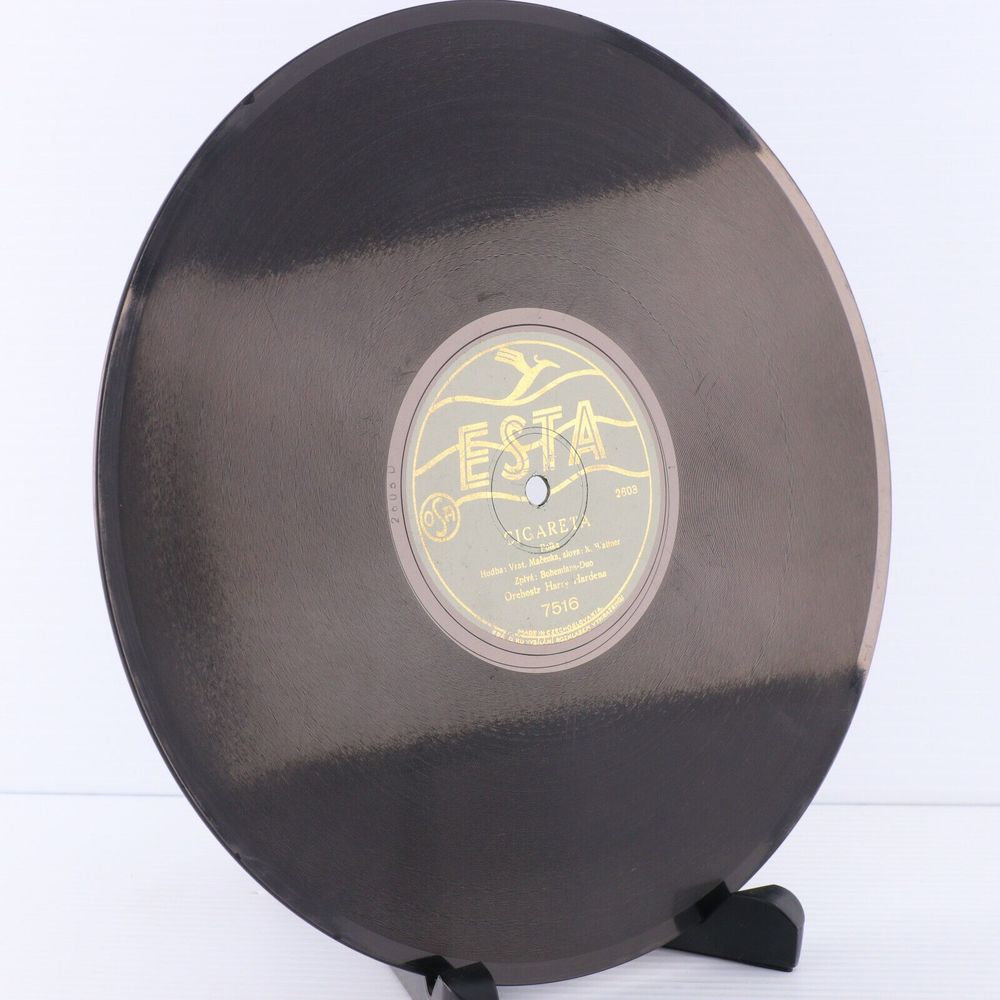 Harry Hardena - Cigareta / Jsou Nás Miliony - 10" 78 rpm Record 7516 Czech RARE - Picture 5 of 16
